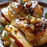 Maple Glazed Apple and Brie Stuffed Chicken Delight