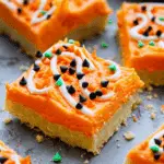 Halloween Frosted Sugar Cookie Bars
