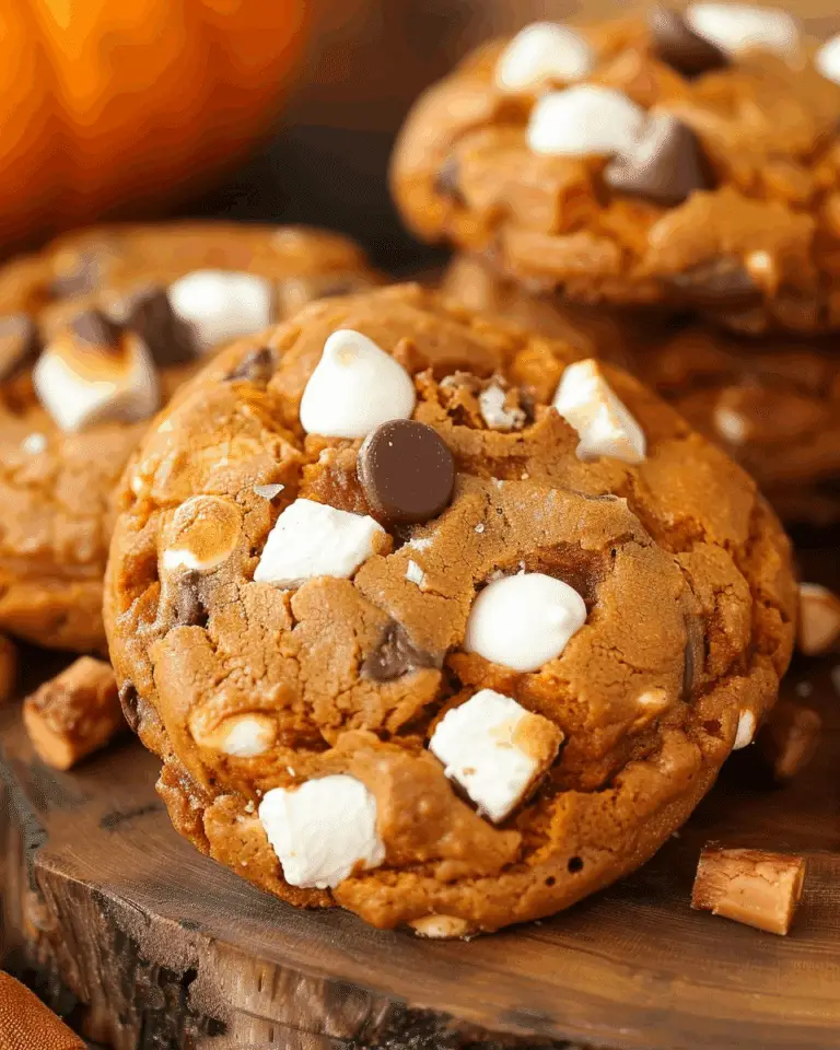 Pumpkin S’mores Cookies