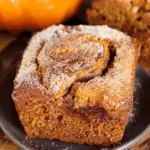 Cinnamon Swirl Pumpkin Bread Mini Loaves