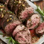 Garlic Rosemary Beef Tenderloin