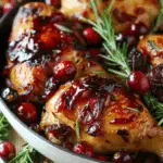 Sweet and Savory Cranberry Glazed Chicken
