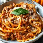 Creamy Pumpkin Bolognese