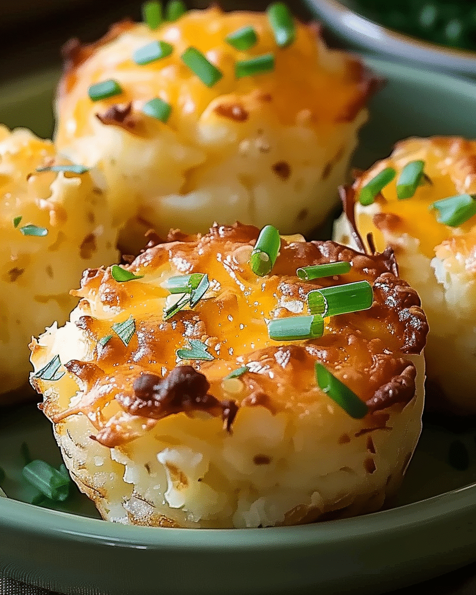 Cheesy Mashed Potato Puffs