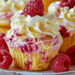 Raspberry Lemon Heaven Cupcakes