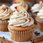 Cinnamon Apple Cider Cupcakes
