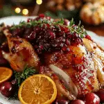 Cranberry Orange Glazed Turkey