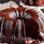 Moist Chocolate Bundt Cake with Ganache