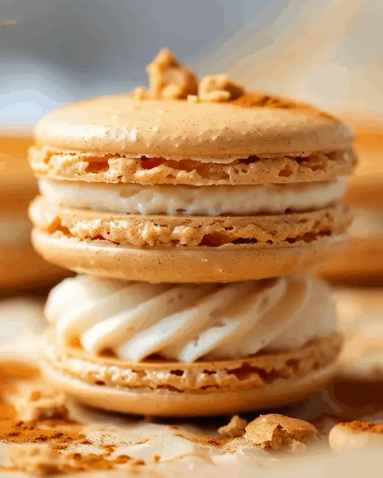 Pumpkin Pie Macarons