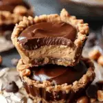 Keto Irresistible Mini Chocolate Peanut Butter Pies