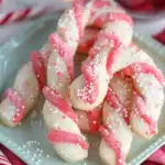 Candy Cane Sugar Cookies