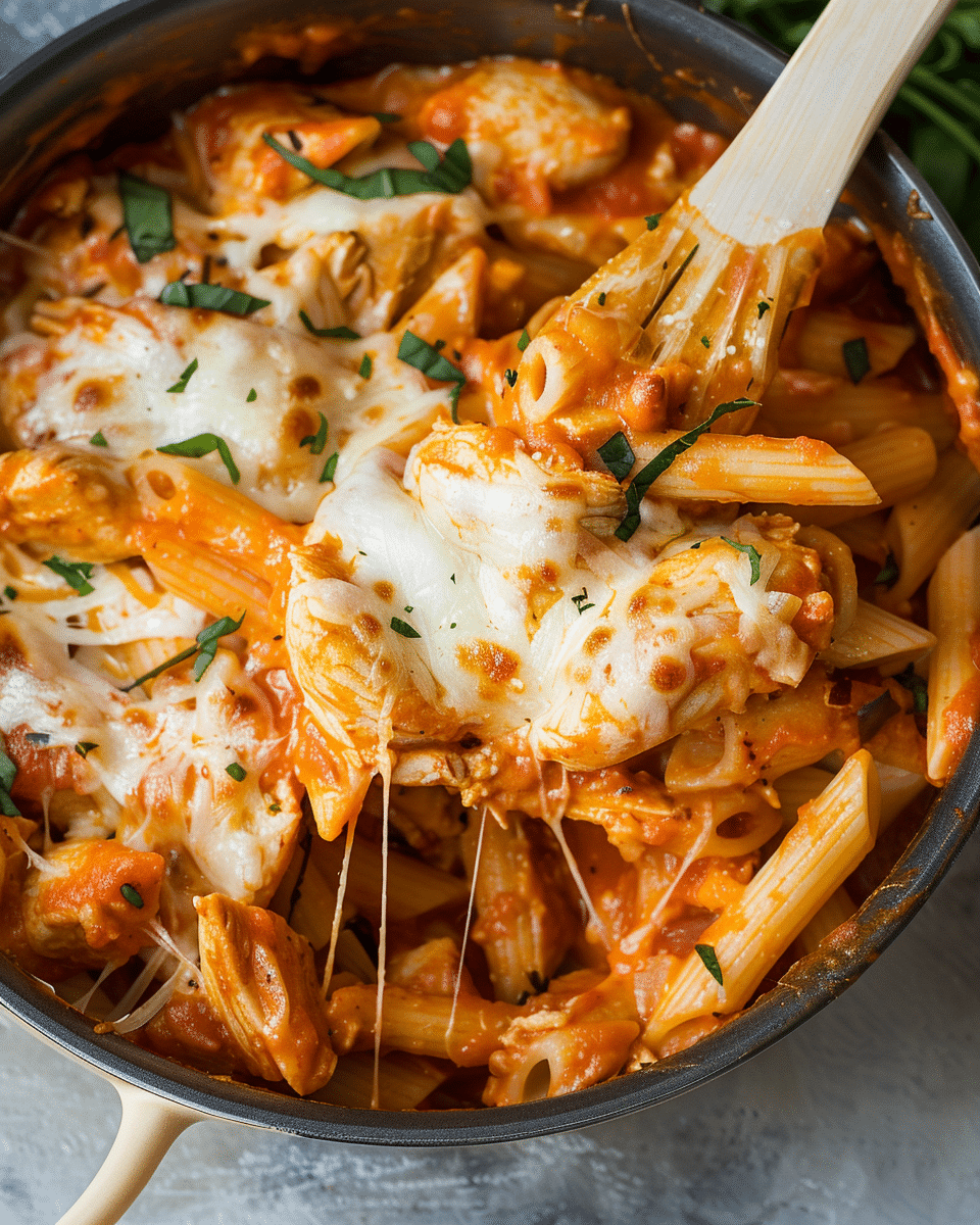 One-Pot Chicken Parmesan Pasta