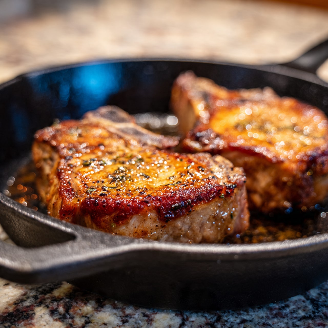 Fancy Pomegranate Lamb Chops