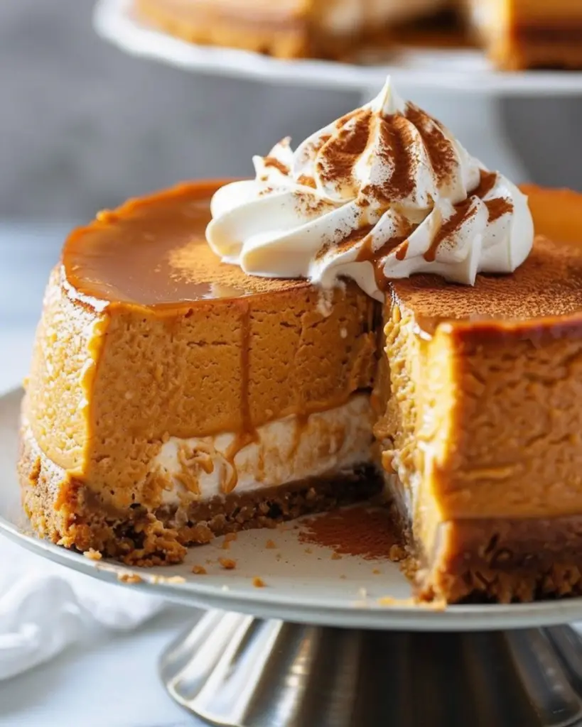 Pumpkin Cheesecake (No Water Bath)