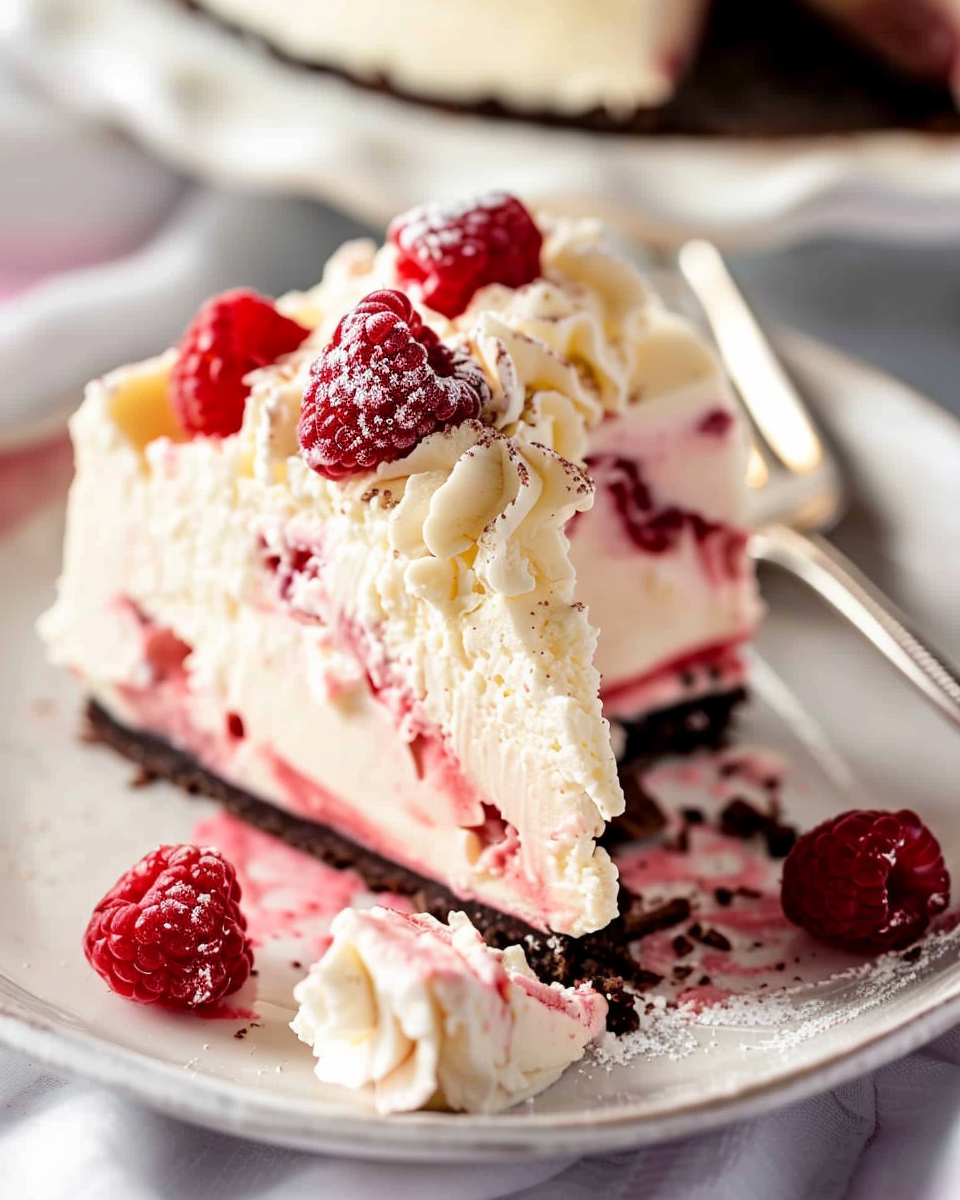 White Chocolate Raspberry Cheesecake 5 White Chocolate Raspberry Cheesecake