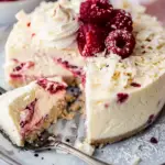 White Chocolate Raspberry Cheesecake