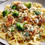 Cowboy Butter Lemon Bowtie Chicken with Broccoli Recipe