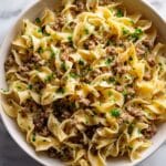 Garlic Butter Steak with Parmesan Cream Sauce Recipe