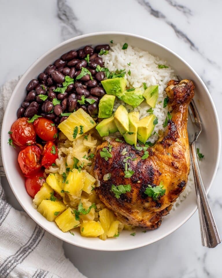Cuban Mojo Chicken with Pineapple-Avocado Salsa Recipe