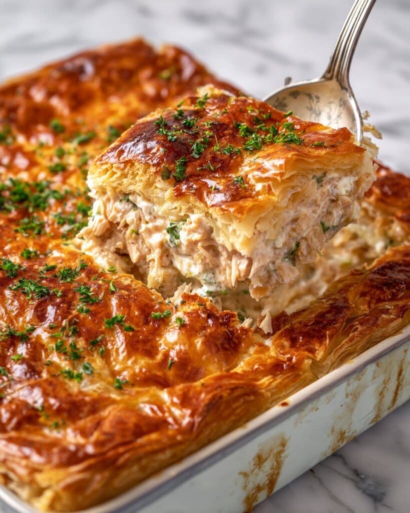 Cheesy Chicken Crescent Bake Recipe
