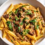 High Protein Creamy Beef Pasta Recipe for Quick Weeknight Dinners Recipe