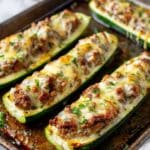 Easy Ground Beef Zucchini Boats (Healthy and Delicious) Recipe
