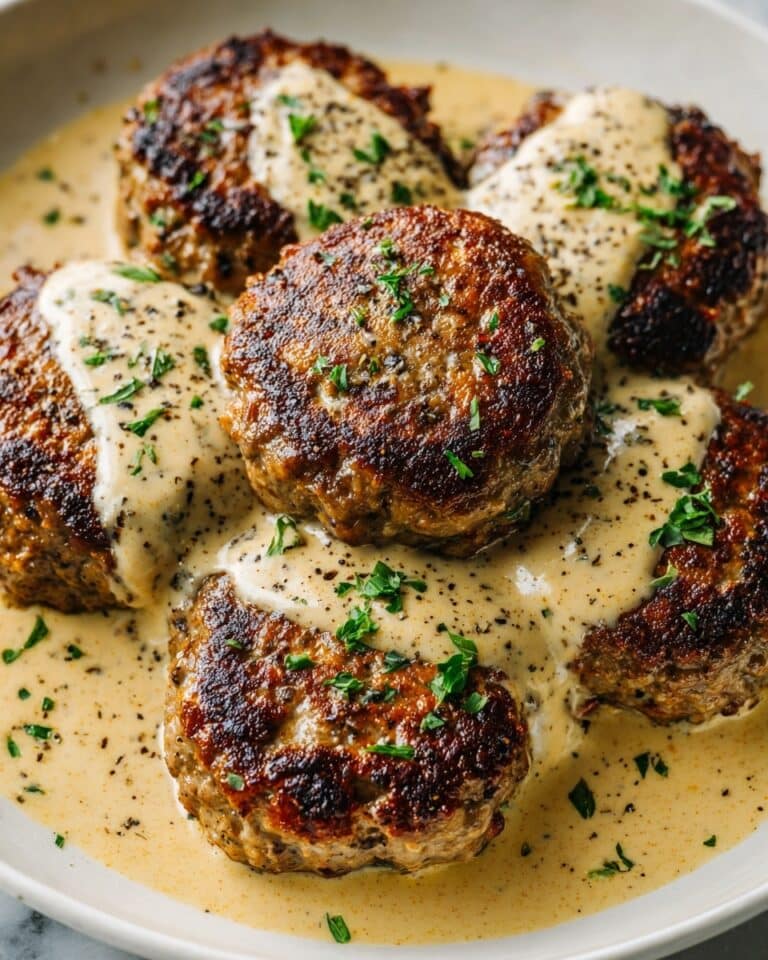 Amish Hamburger Steak Bake Recipe