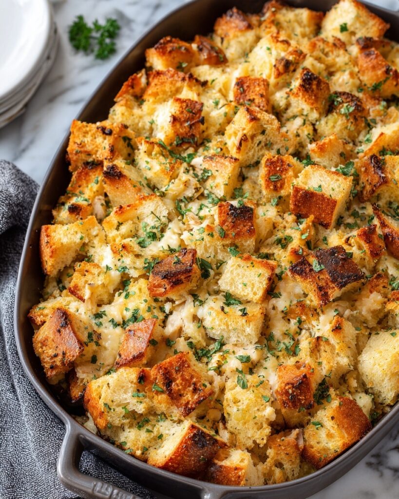 Dolly’s Chicken and Stuffing Casserole Recipe