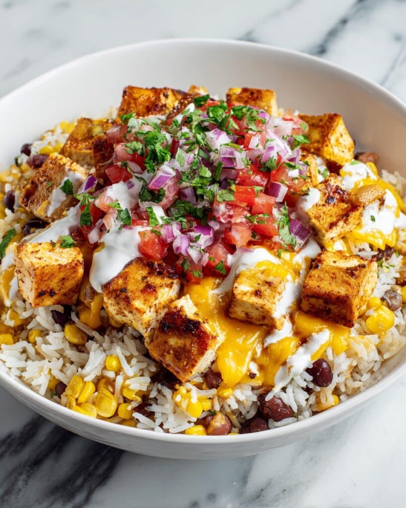 One-Pot Cheesy Southwest Chicken & Rice Recipe