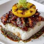 Hawaiian Huli Huli Chicken Stack Recipe