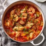 Hearty Cajun Jambalaya with Sausage, Shrimp, and Rice Recipe