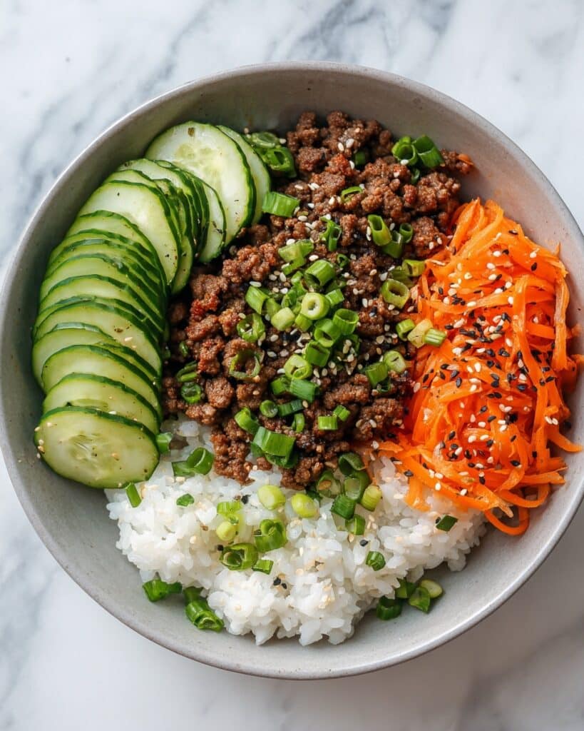 Quick & Easy Korean Ground Beef Bowl – Better Than Takeout! Recipe