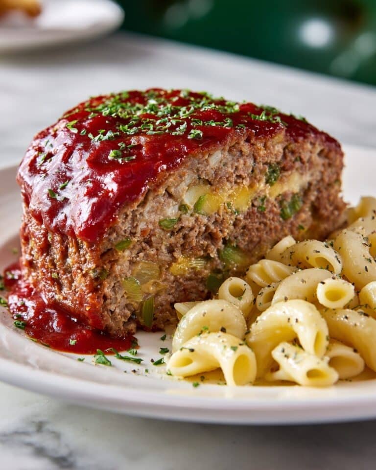 Stuffed Italian Meatloaf Recipe