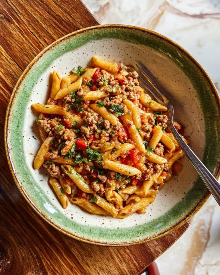 Ground Beef Orzo Skillet Recipe