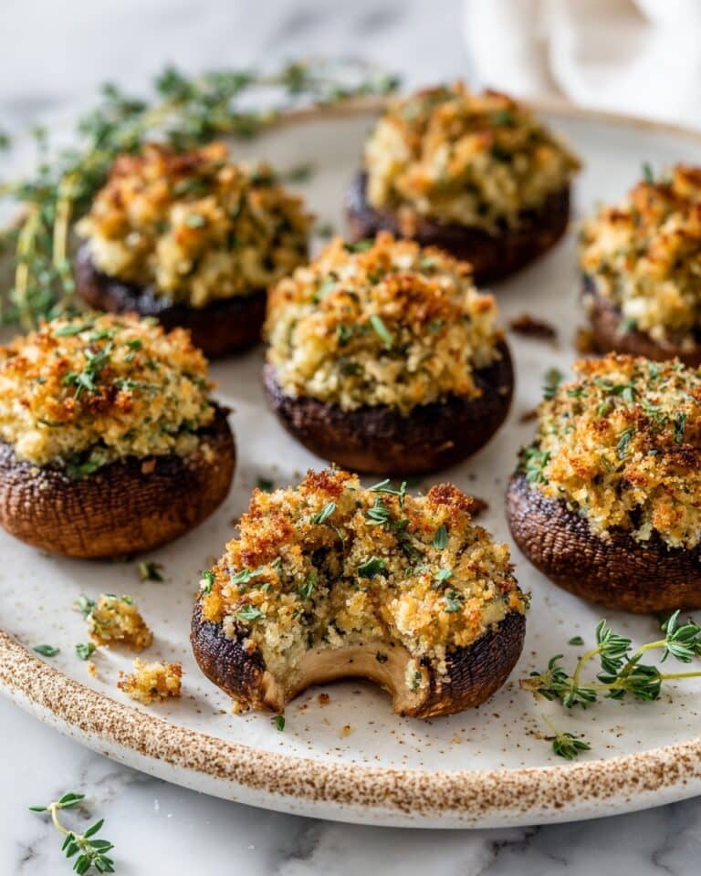 Gluten and Dairy Free Stuffed Mushrooms Recipe