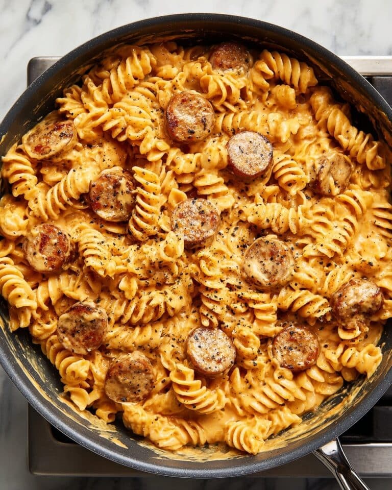 Creamy Cajun Sausage Pasta Recipe