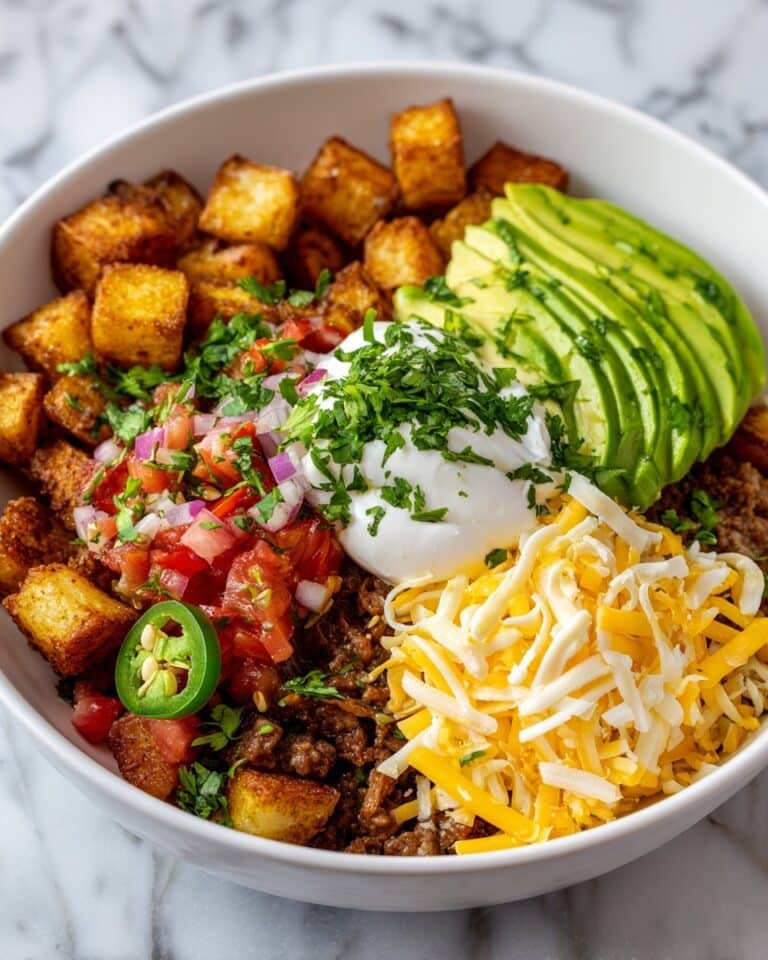 Loaded Potato Taco Bowl Recipe