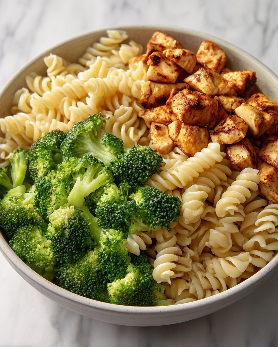 Creamy Rotisserie Chicken Broccoli Pasta Recipe - Recipe Image