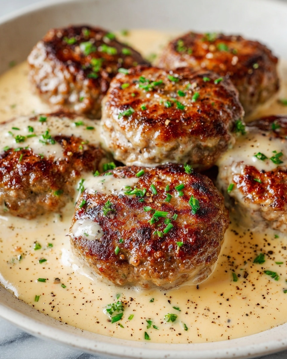 Amish Hamburger Steak Bake Recipe - Recipe Image