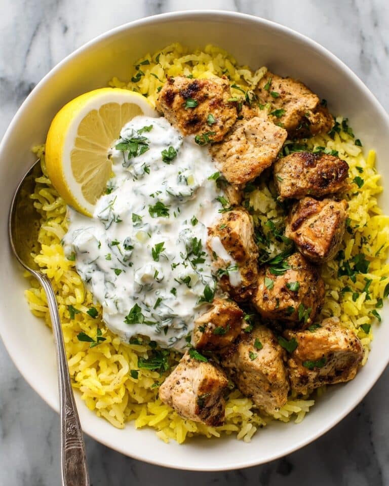 Dump-and-Bake Chicken Tzatziki with Rice Recipe