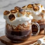 Dreamy S'mores Latte with Toasted Marshmallows Recipe