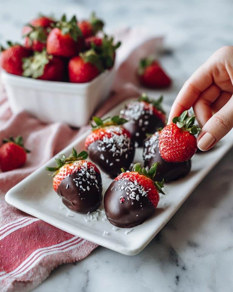 Chocolate-Dipped Strawberry Love Bites Recipe