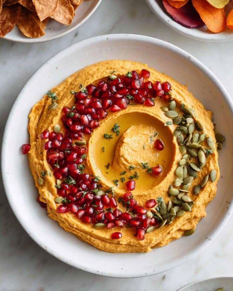 10-Minute Cozy & Creamy Pumpkin Hummus Recipe