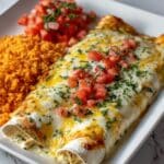 Queso Chicken Enchiladas Recipe