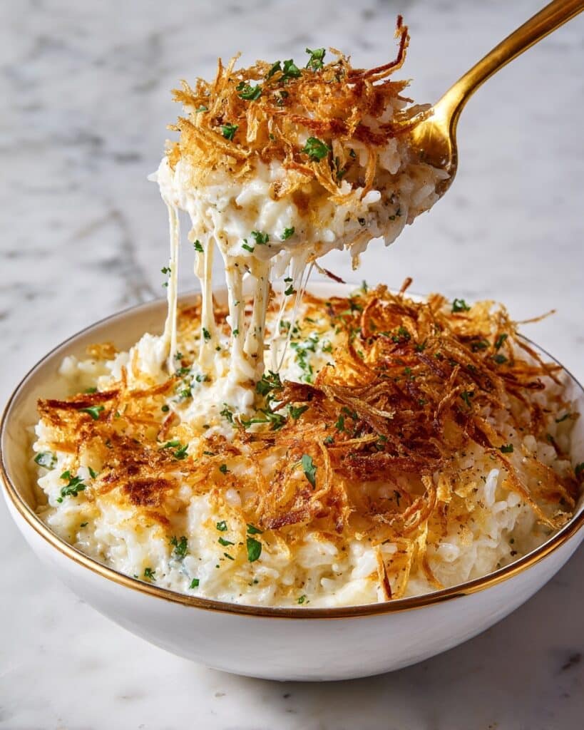 Comforting French Onion Chicken Rice Bake Recipe