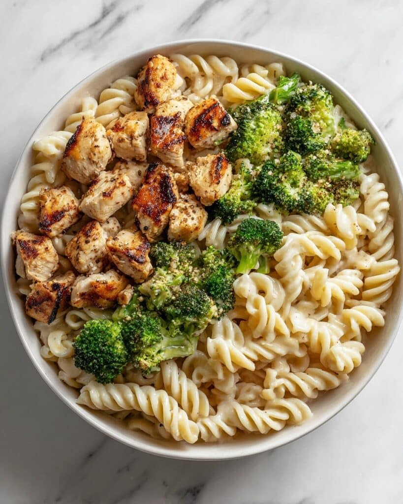 Creamy Rotisserie Chicken Broccoli Pasta Recipe