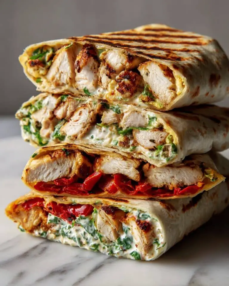 Crispy Air Fryer Chicken & Mozzarella Wraps Recipe