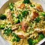 Cheesy Chicken Broccoli Orzo Recipe