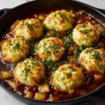 Hearty Ground Beef and Dumplings: Comfort Food Dinner Recipe