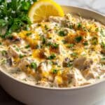 Keto Chicken Alfredo Casserole Recipe